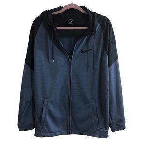 Nike men’s blue Hood zip jacket, M